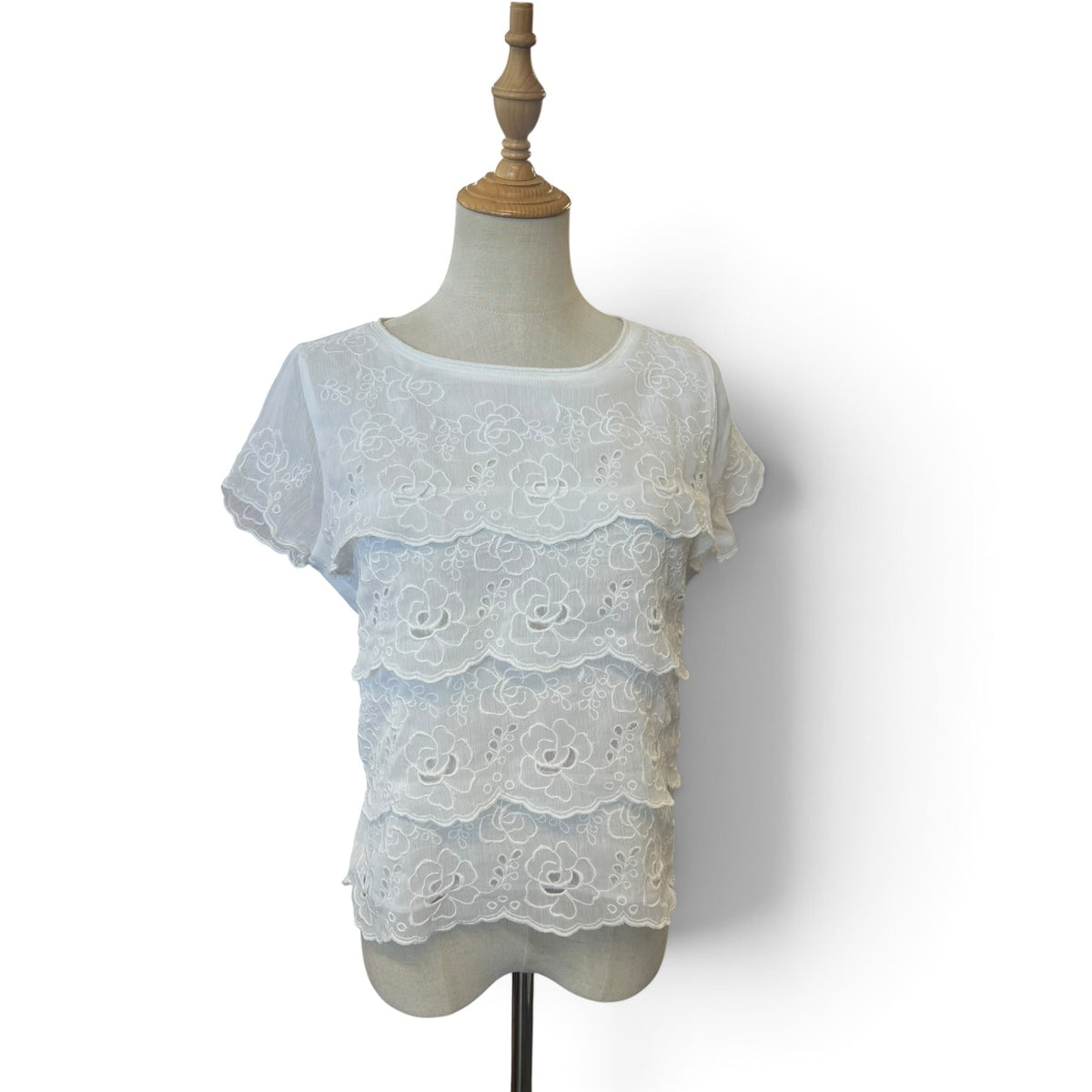 AMBERCROMBIE WHITE TOP | S