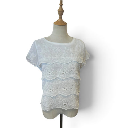 AMBERCROMBIE WHITE TOP | S