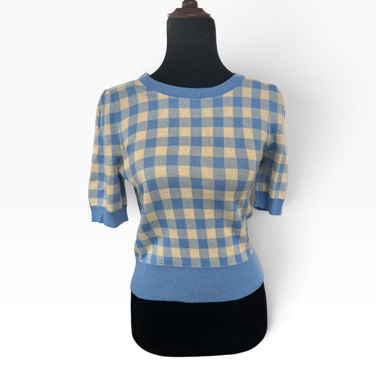PRINCESS HIGHWAY BLUE CHECK TOP | 6