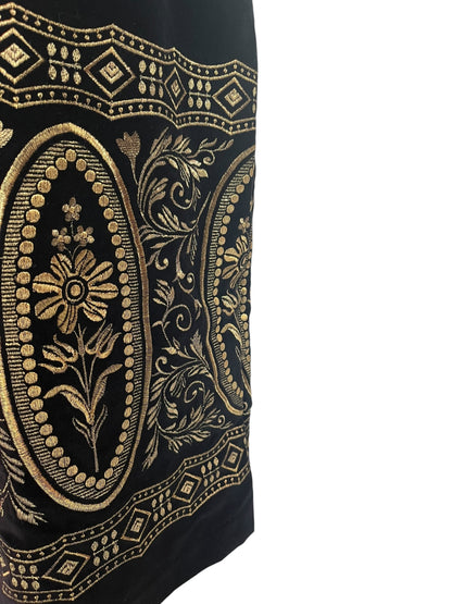CATHERINE VELVET & GOLD DRESS | 10