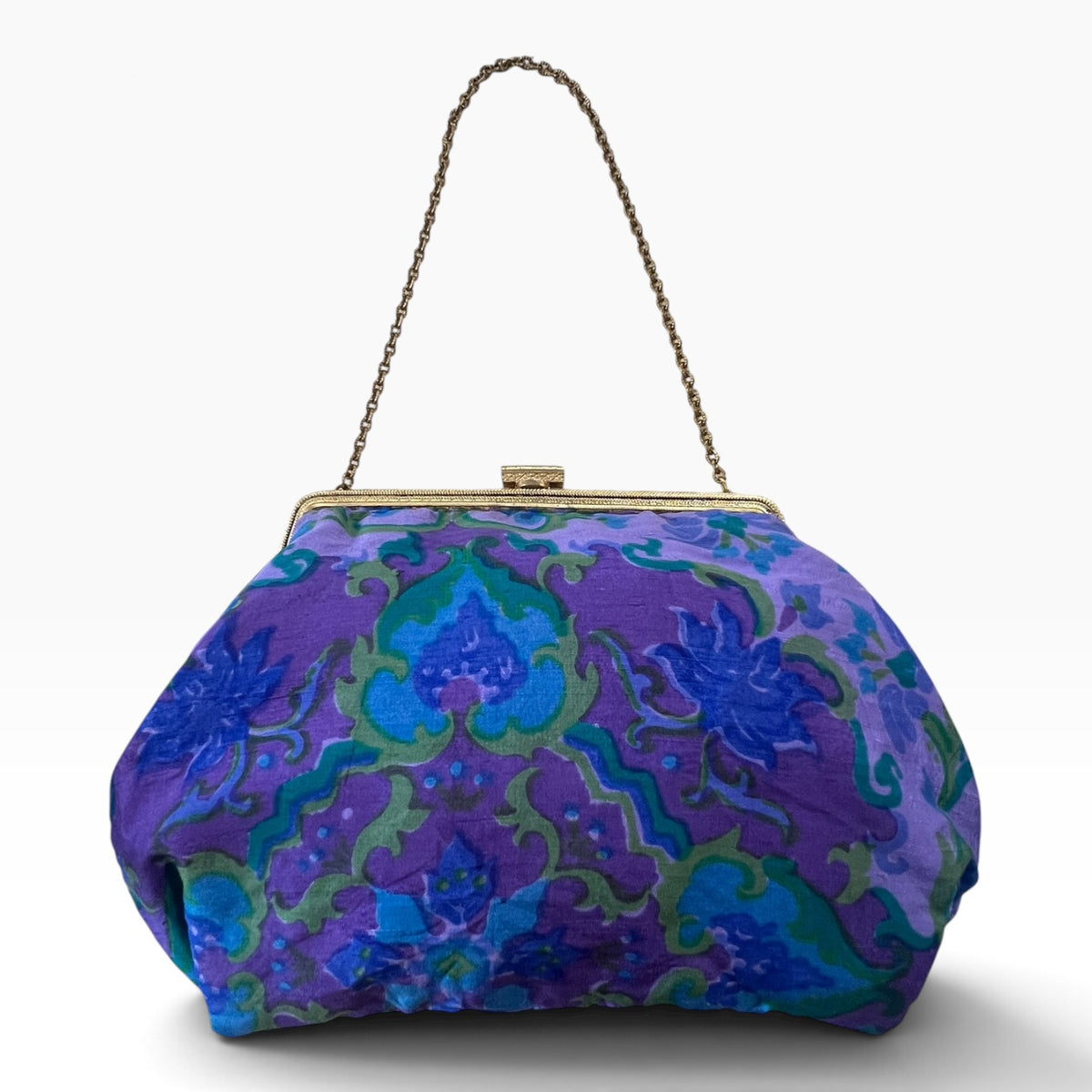 MARCASITE & SILK HANDBAG