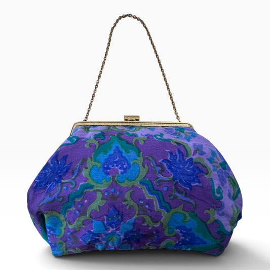 MARCASITE & SILK HANDBAG
