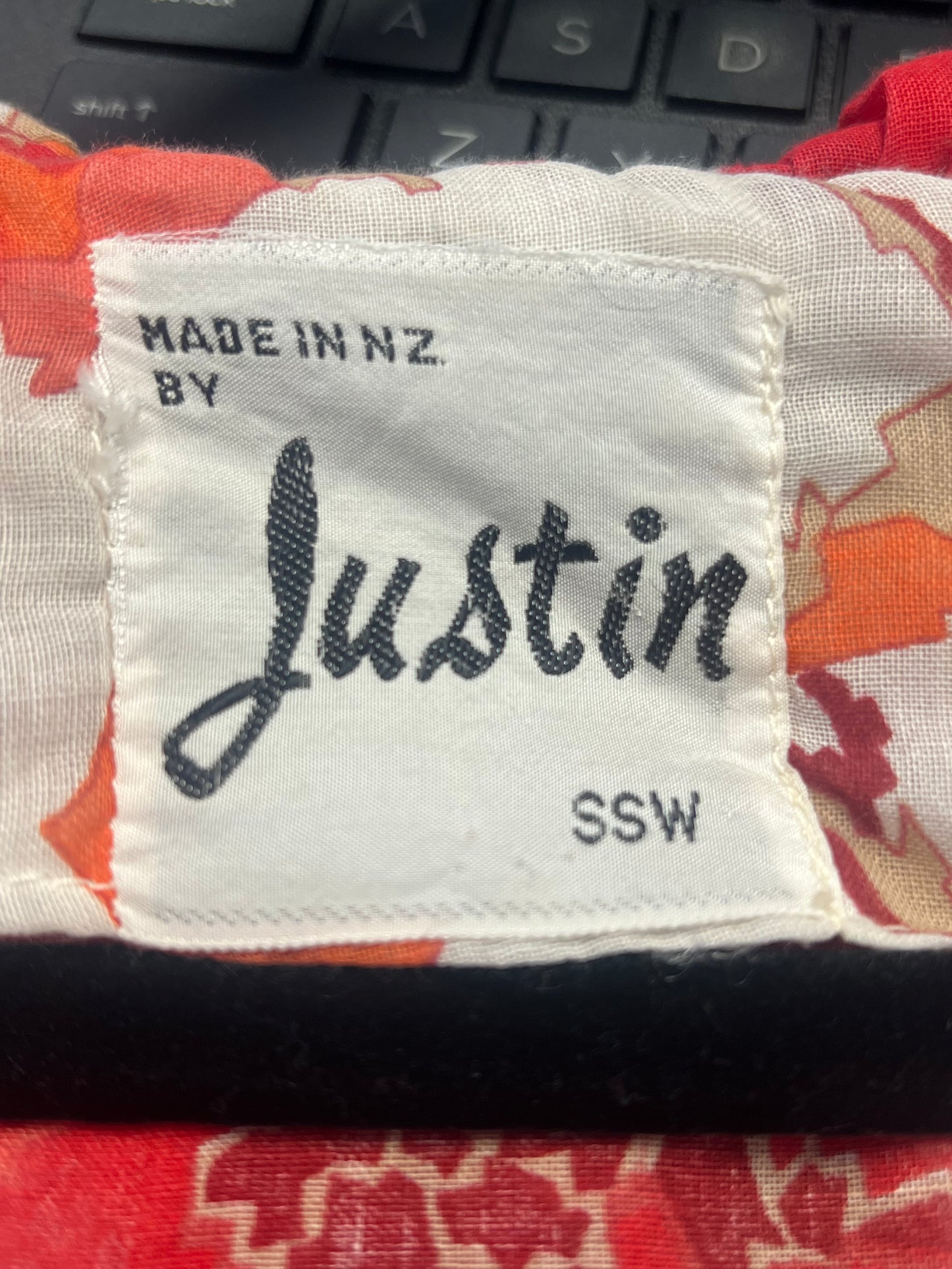 JUSTIN ORANGE SUNSET 70S DRESS | 10