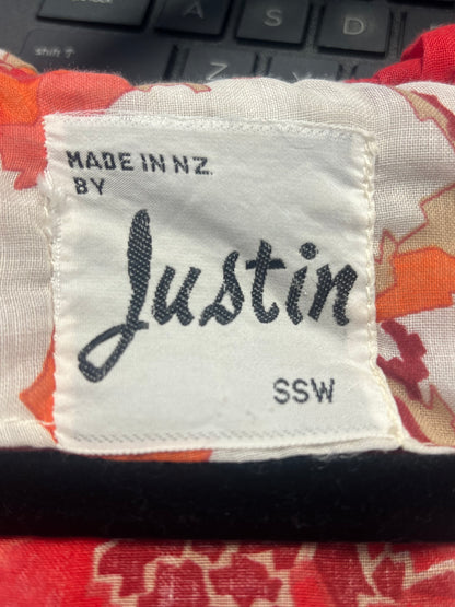 JUSTIN ORANGE SUNSET 70S DRESS | 10