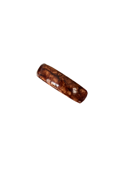 BROWN WALNUT MARBLED BANGLE