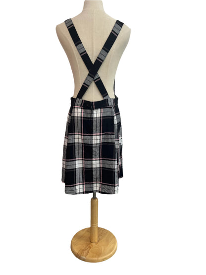 BLACK FRIDAY TARTAN PINAFORE DRESS sz 12