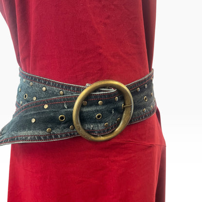 DENIM RIVET BELT | 86cm