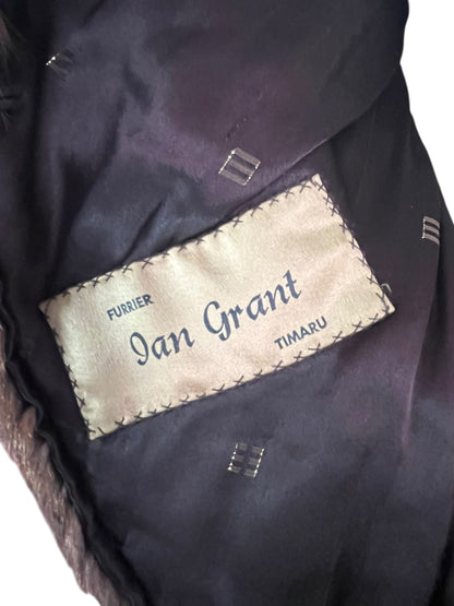 IAN GRANT  BROWN FUR STOLE