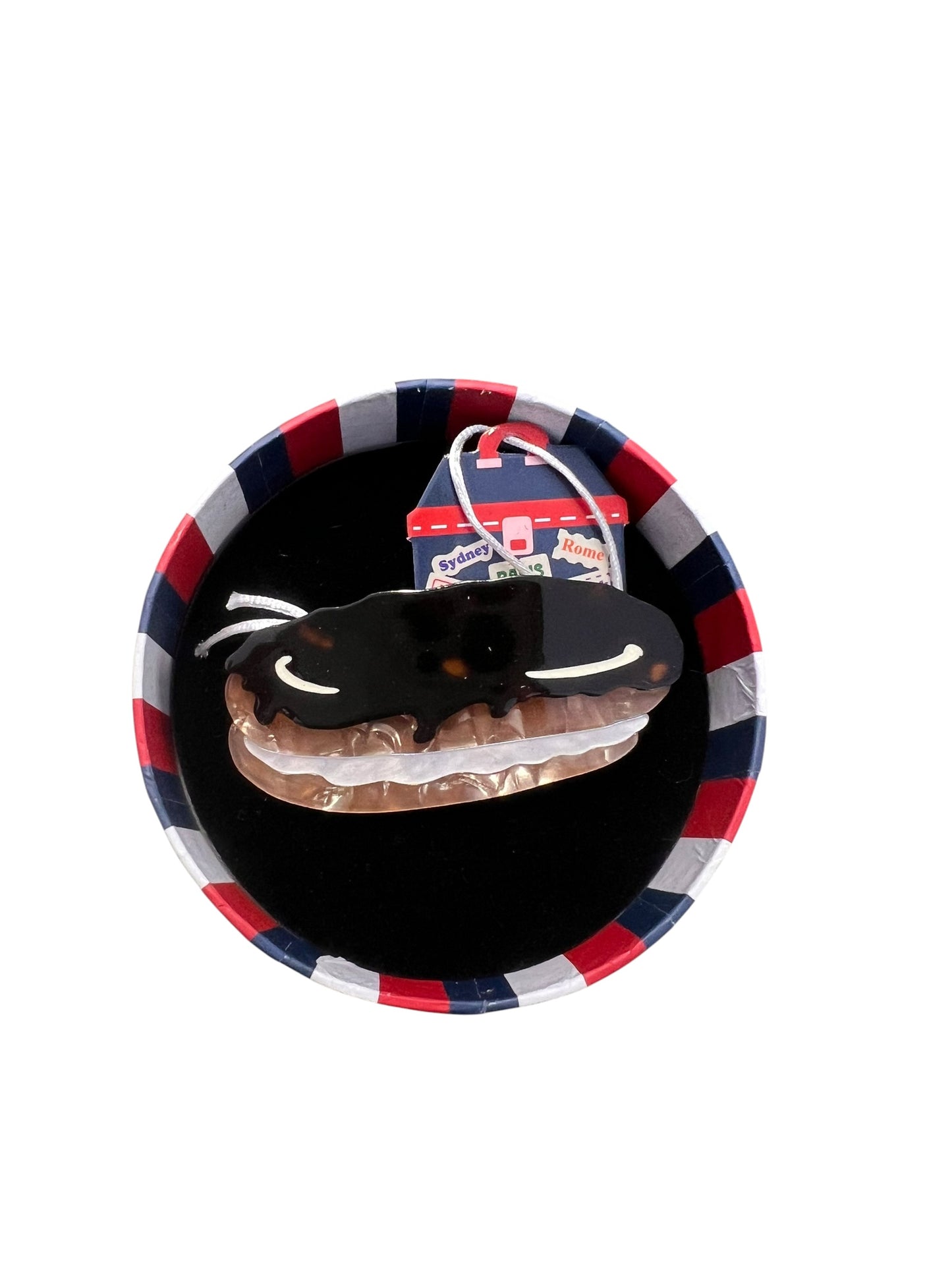 ERSTWILDER - ECLAIR AU CHOCOLAT BROOCH
