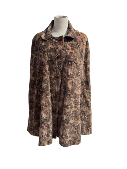 CHARMING VELVET CAPE