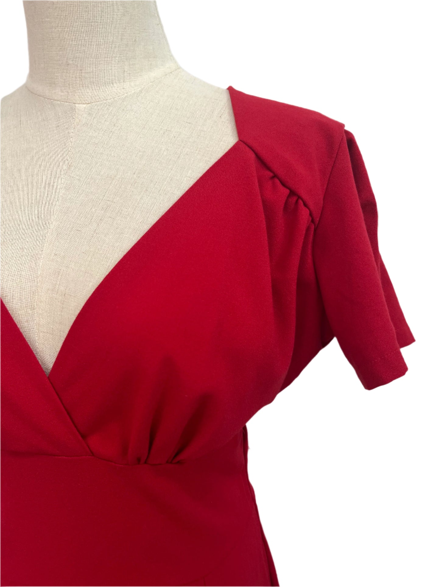 20th CENTURY FOX RED DRESS SZ 12