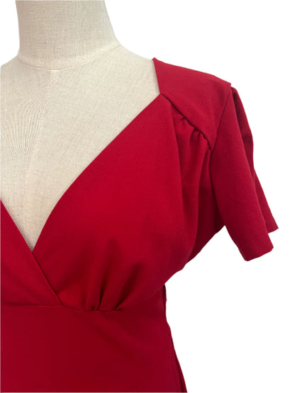 20th CENTURY FOX RED DRESS SZ 12