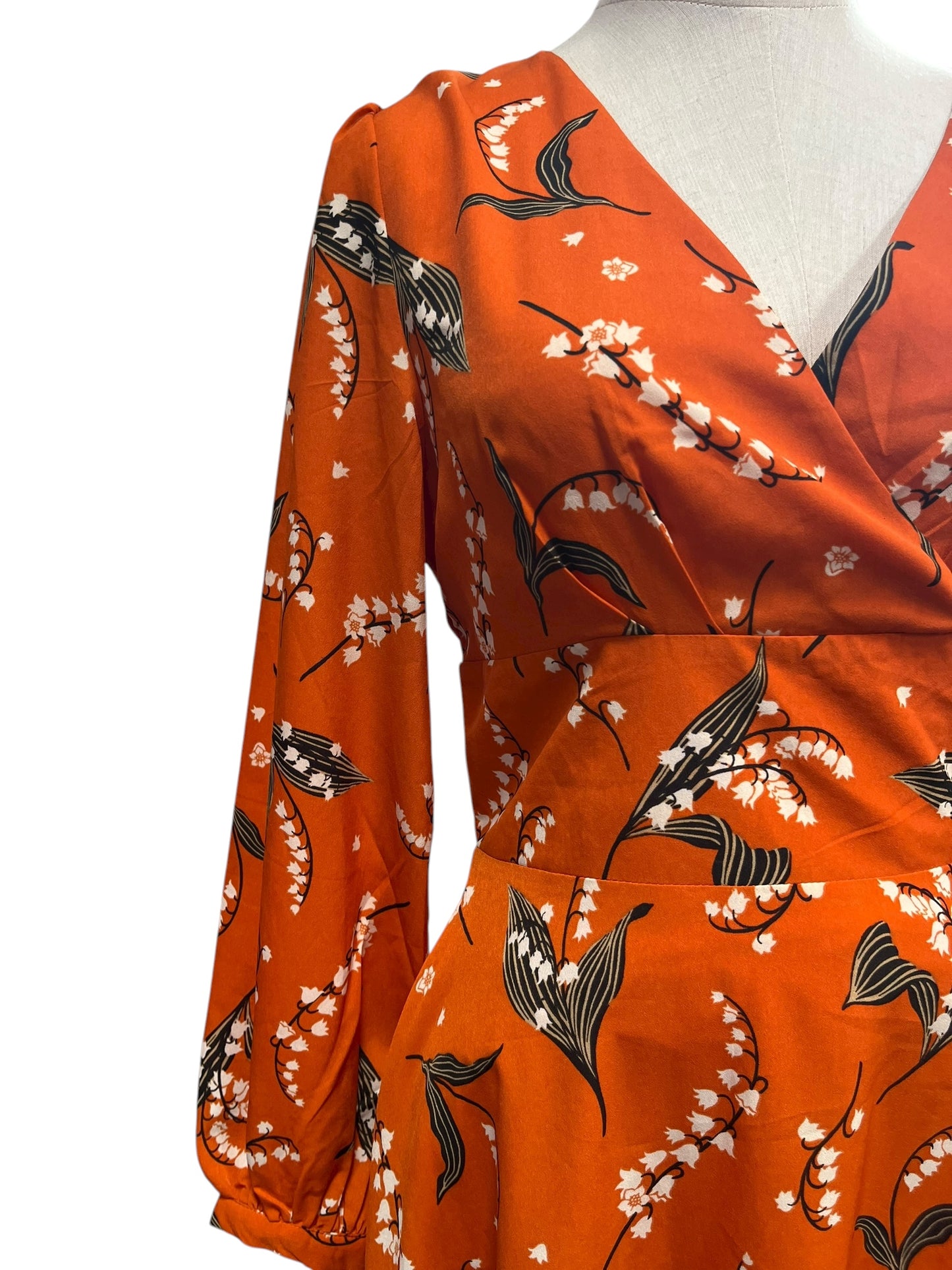 JOANIE TANGERINE LILYBELL DRESS | 10