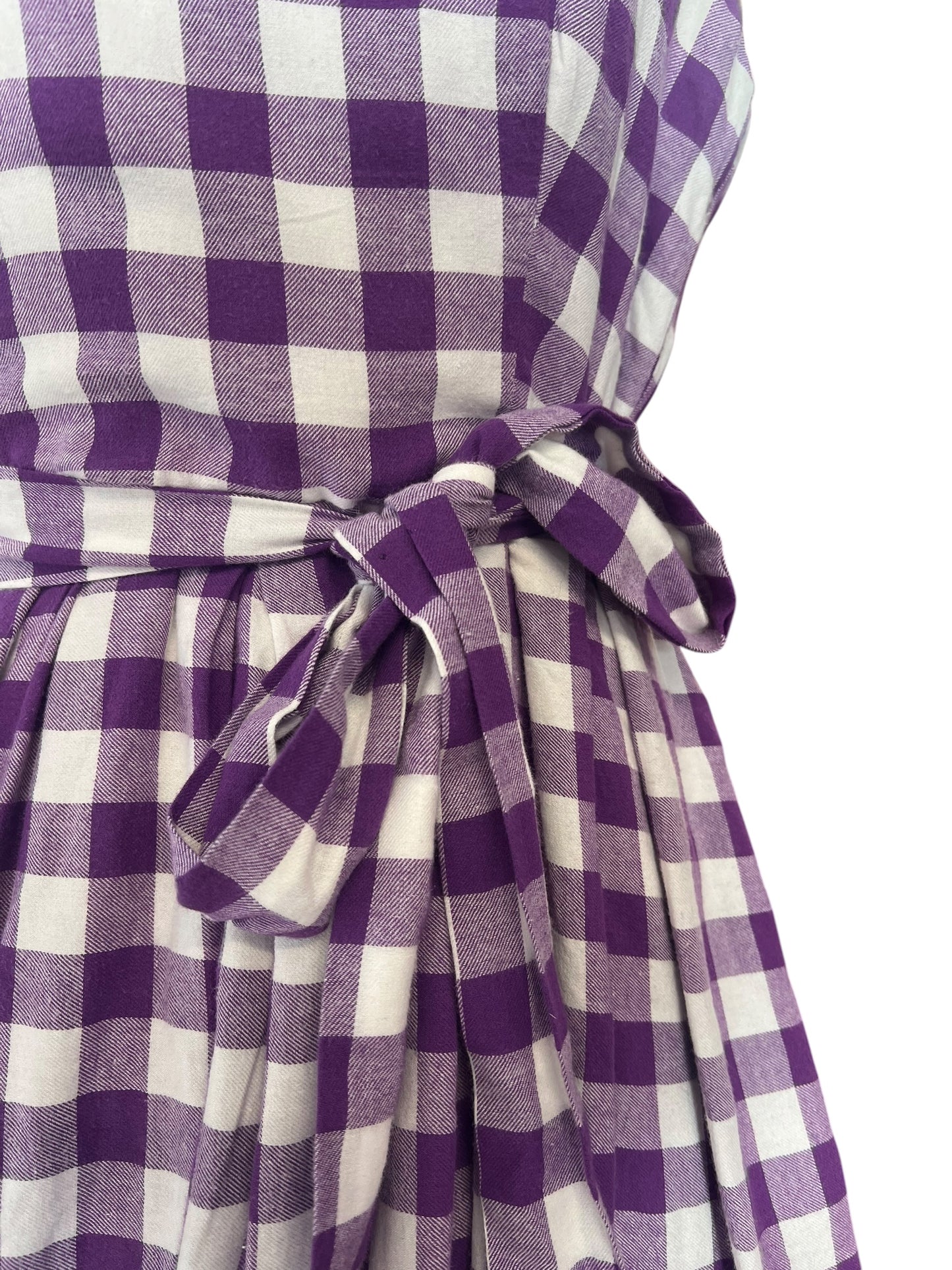 DOLLY & DOTTY PURPLE CHECK DRESS | 12