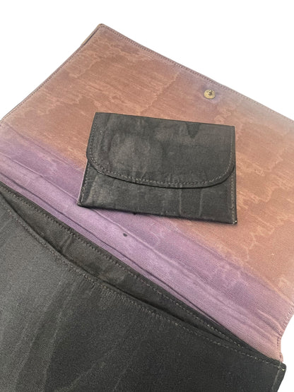 BLACK MOTHER OF PEARL CLUTCH