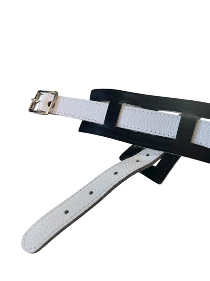 B&W LEATHER BELT | S
