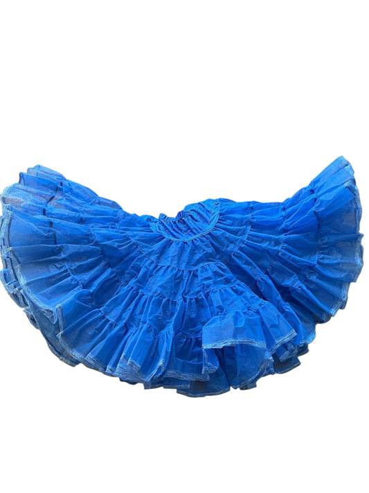 SQUARE DANCE BLUE PETTICOAT |