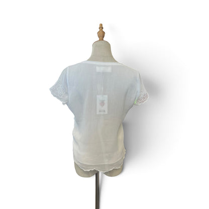 AMBERCROMBIE WHITE TOP | S