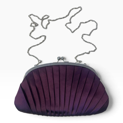 AUBERGINE EVENING BAG