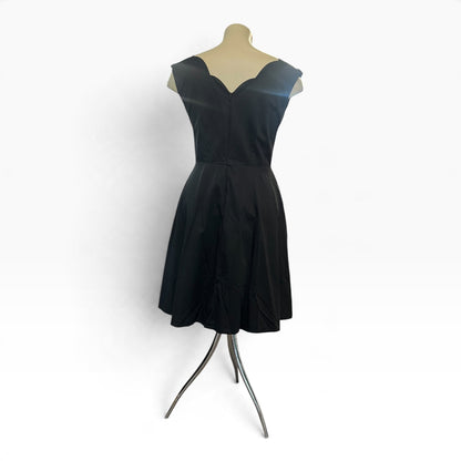 SWONDERFUL (NZ) BLACK DRESS | XL