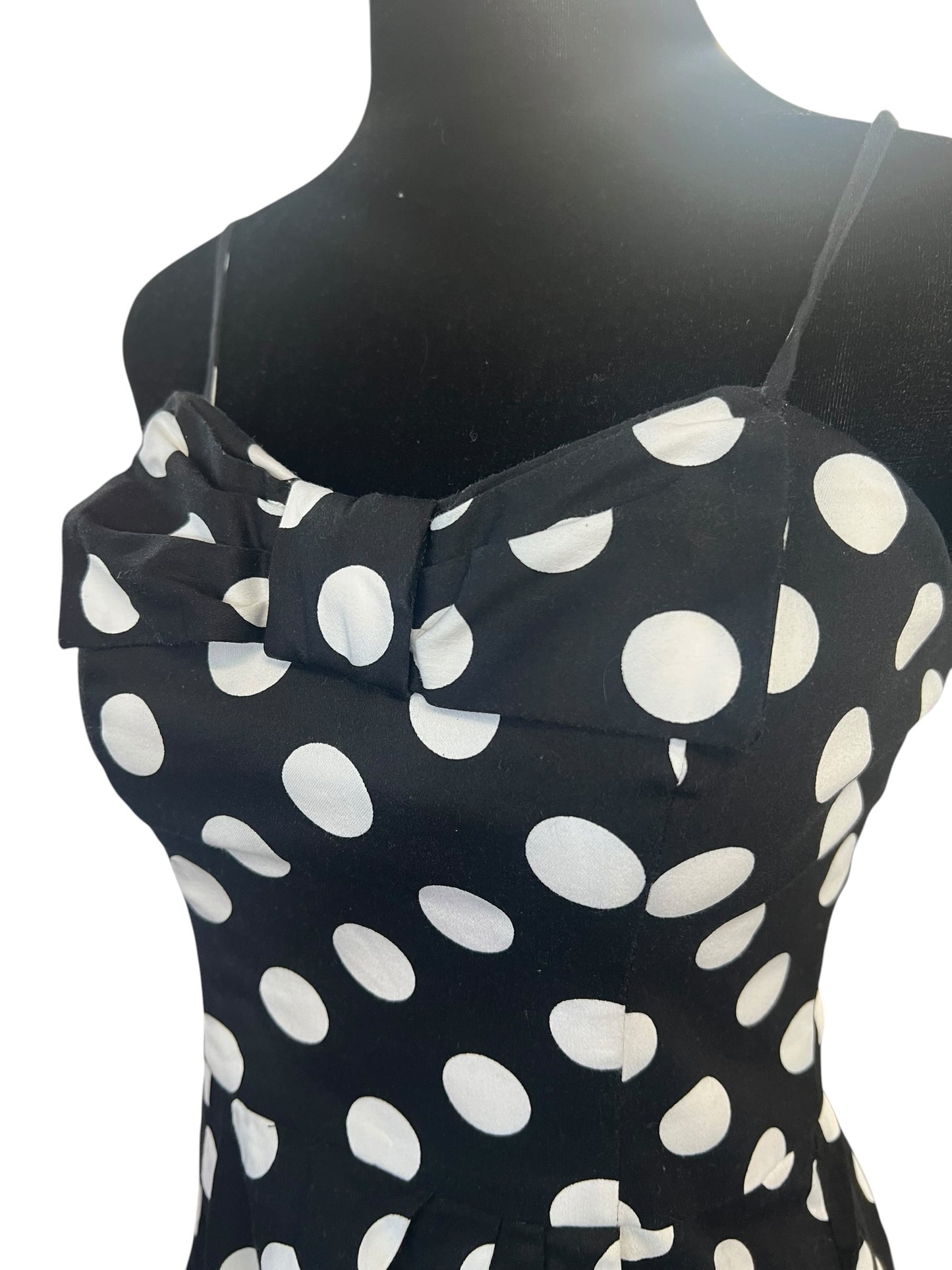 MISS ANNE POLKADOT MINI DRESS | 10