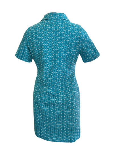 FASHIONWEAR TEAL 70S DRESS | 16/18