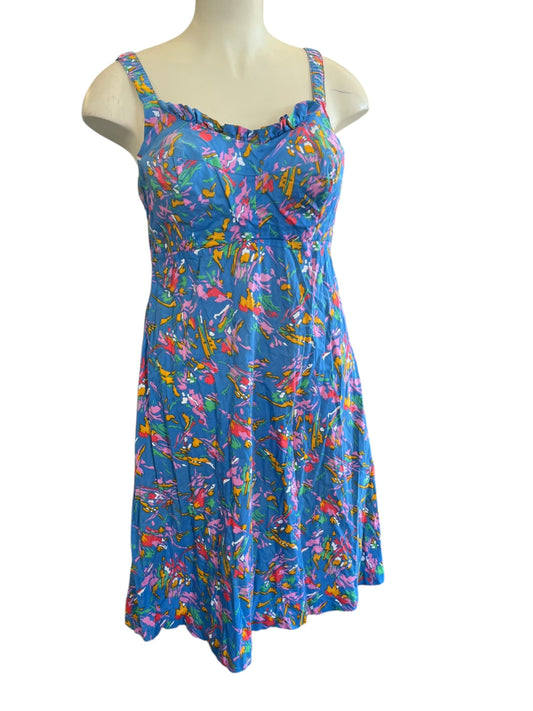 SONYA SMART BLUE SUN DRESS | 16