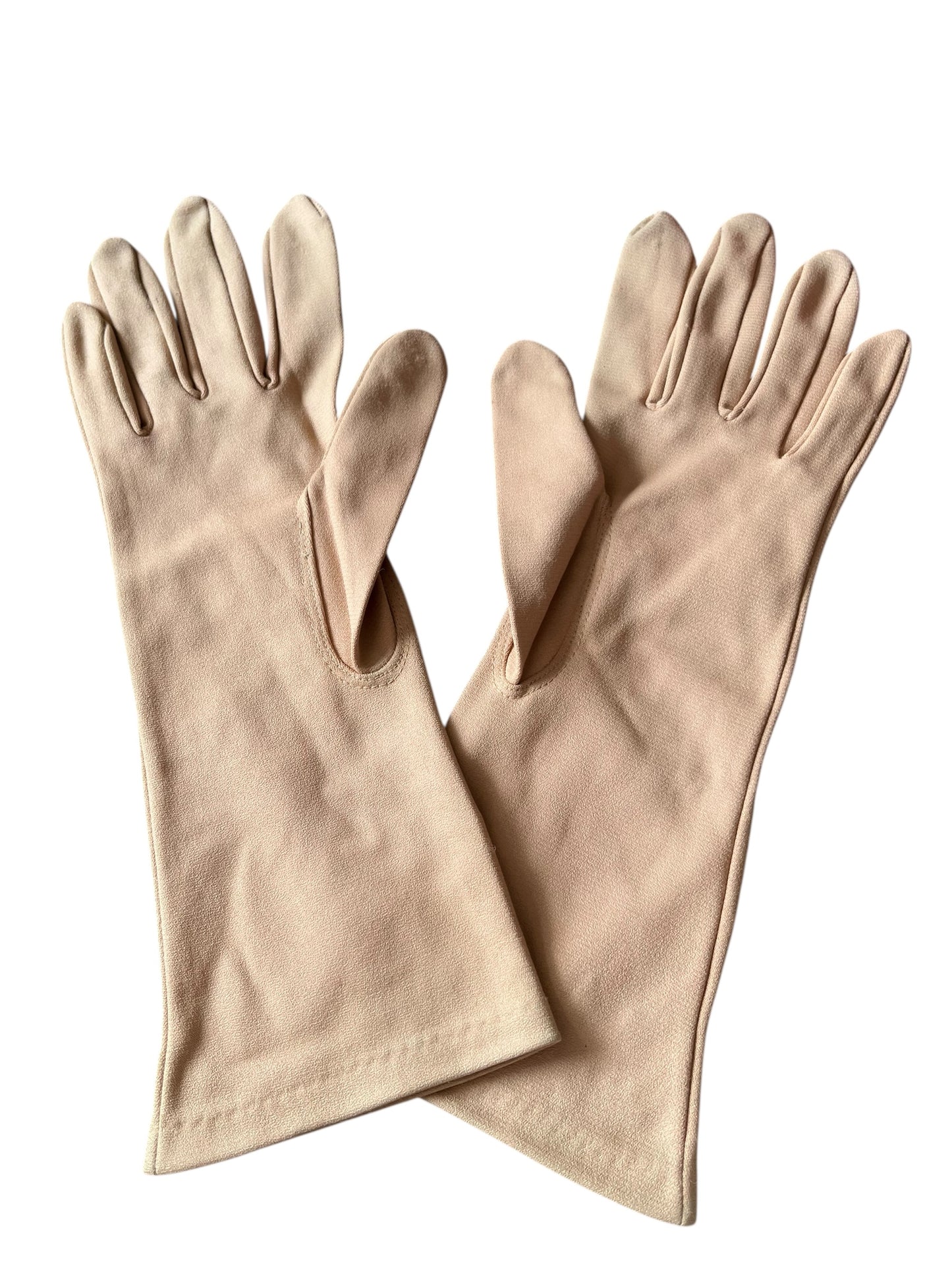 TAN MID LENGTH GLOVES