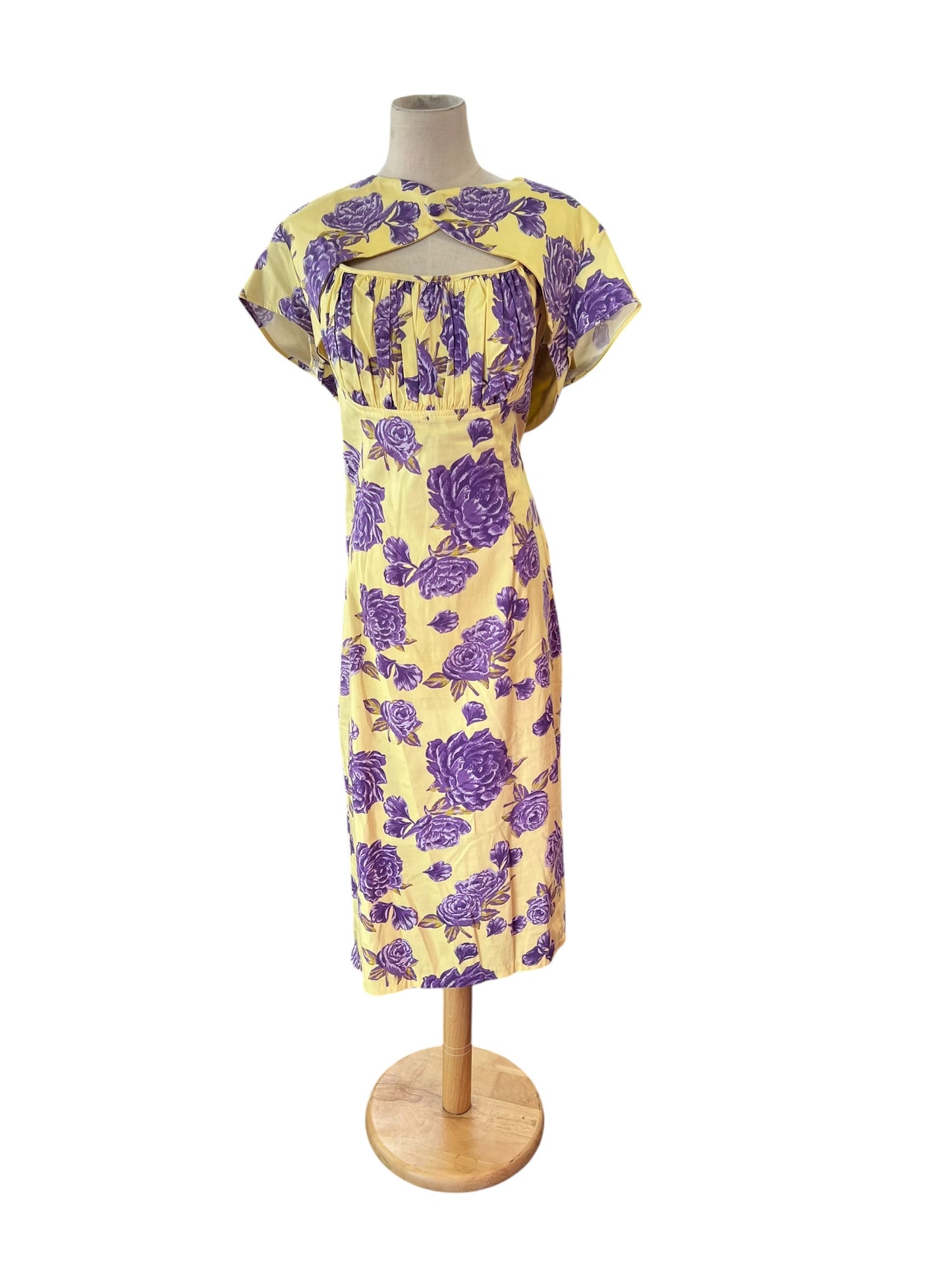 PINUP COUTURE YELLOW ROSE DRESS | XL