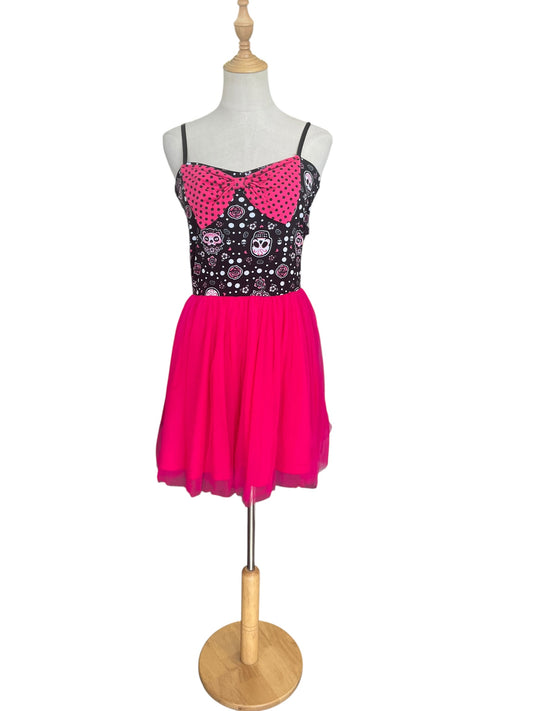 TOO FAST KITTY SKULL DRESS | XL