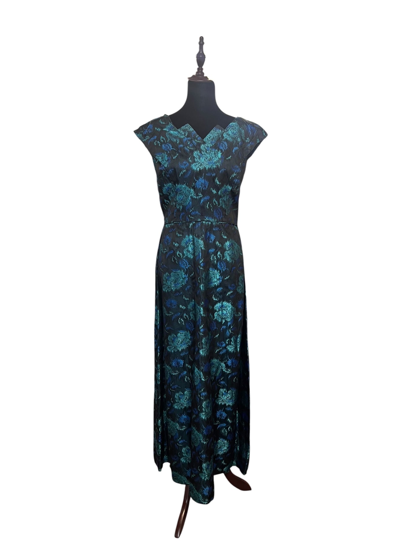STRAVEN BLUE & GREEN GOWN | 16