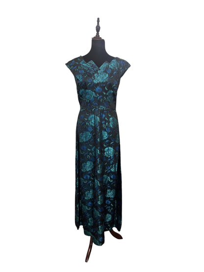 STRAVEN BLUE & GREEN GOWN | 16