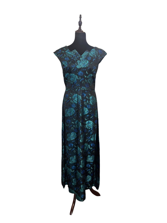 STRAVEN BLUE & GREEN GOWN | 16