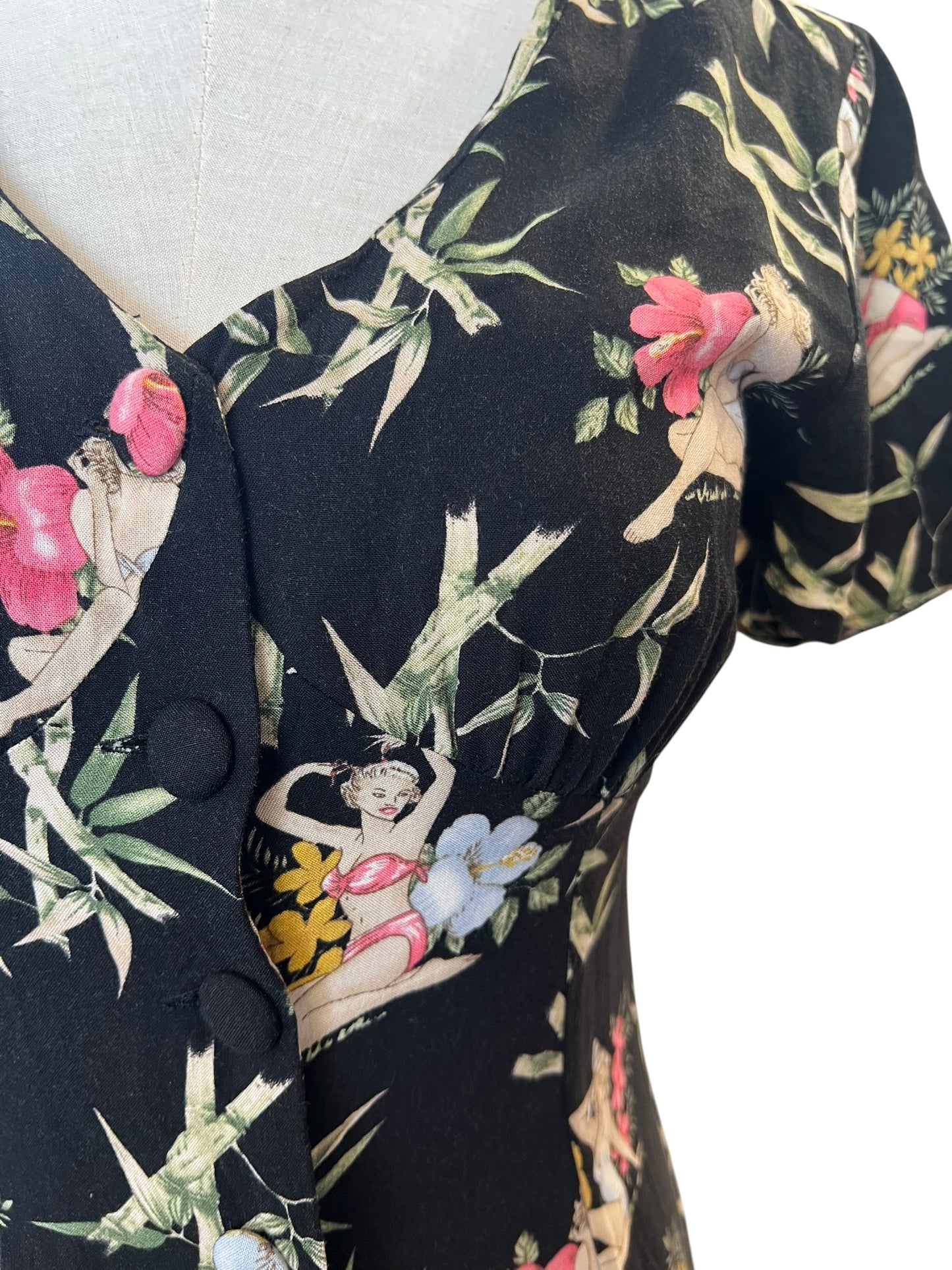 DANGERFIELD TROPICAL PIN UP GIRL DRESS | 8