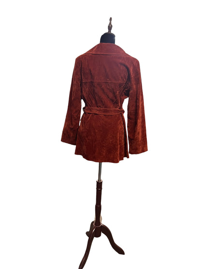 HILTON CARAMEL SUEDE JACKET | 10