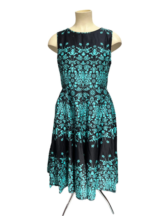 LADY VINTAGE - TEAL DRESS sz18