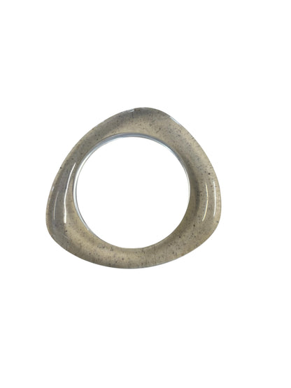 CLEAR TEARDROP BANGLE