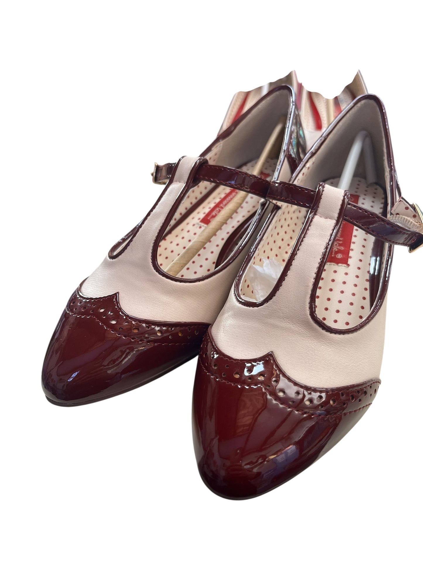 BAIT WINE & CREAM HEELS | 6.5