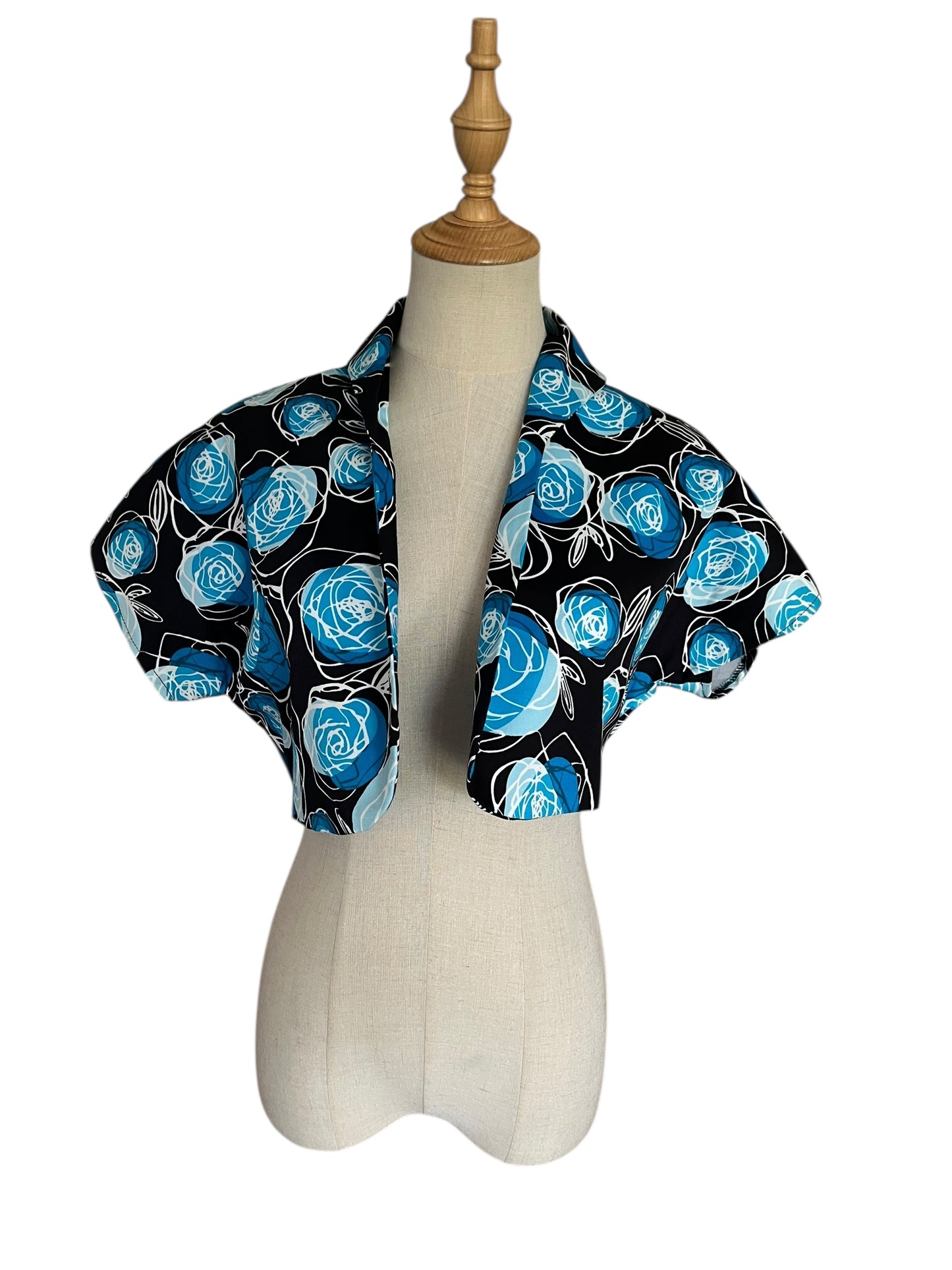 BLUE ROSE CROP JACKET | 12