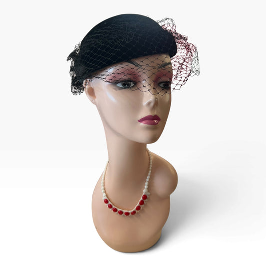BLACK VELVET HAT