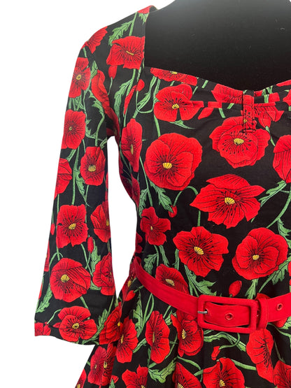 HELLBUNNY POPPY DRESS | XS