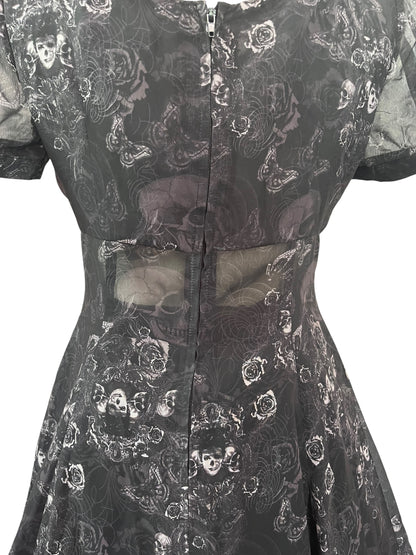SPIN DOCTOR SKULL & ROSE DRESS | S