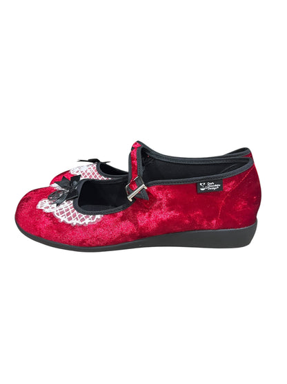 HOT CHOCOLATE VELVET SHOES | 41