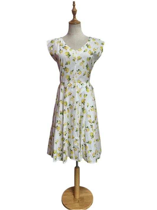 REVIVAL YELLOW ROSE DRESS SZ 10