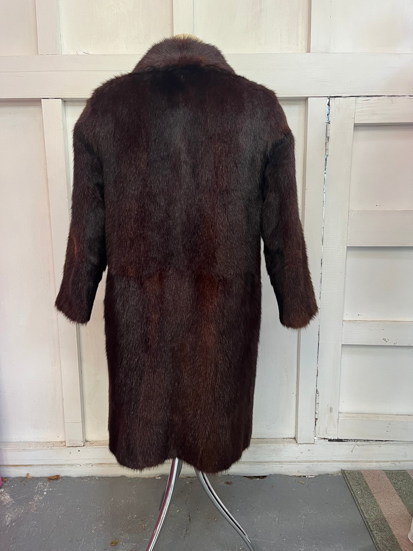 RICH BROWN BEAVER COAT