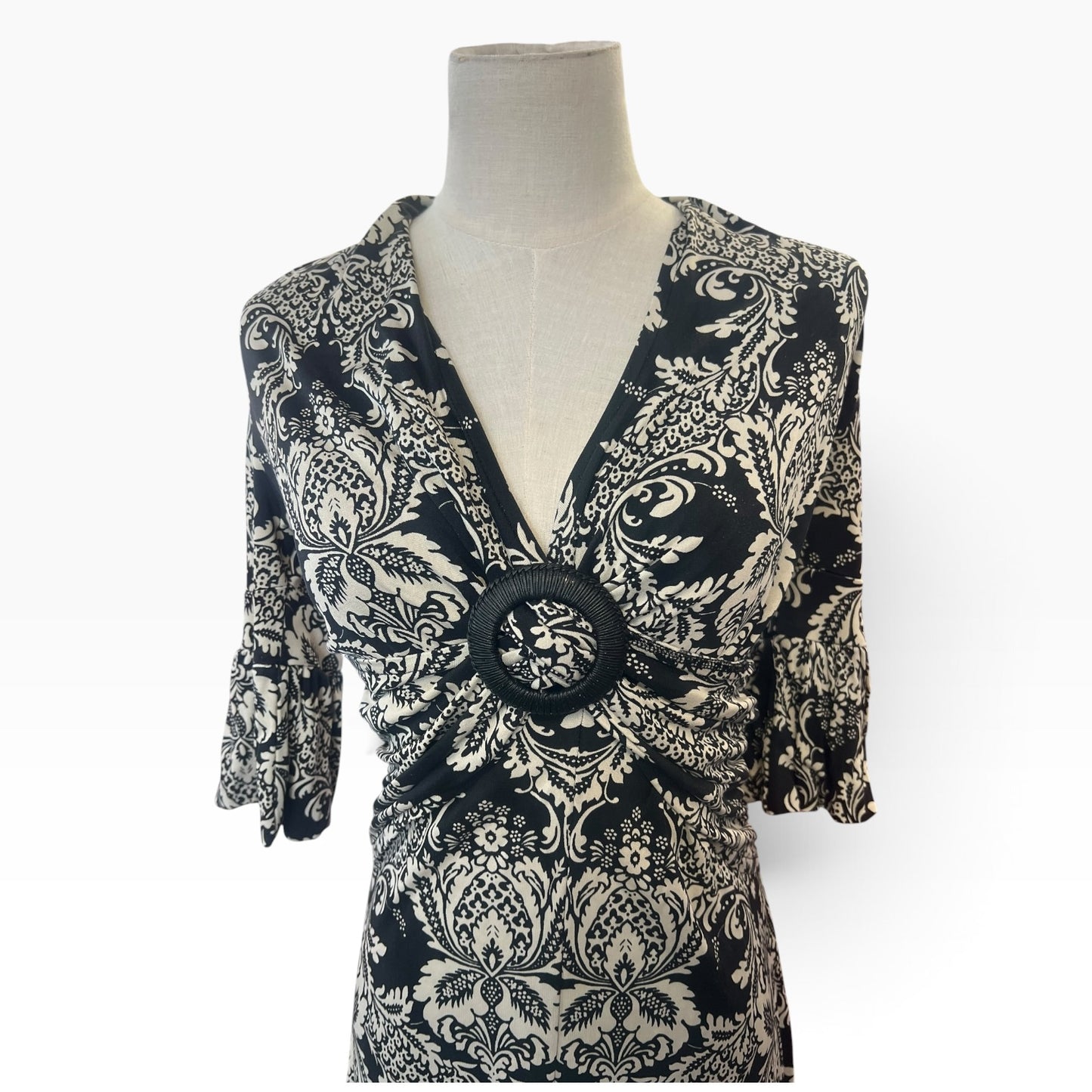 ALANNAH HILL B&W PAISLEY DRESS | 8