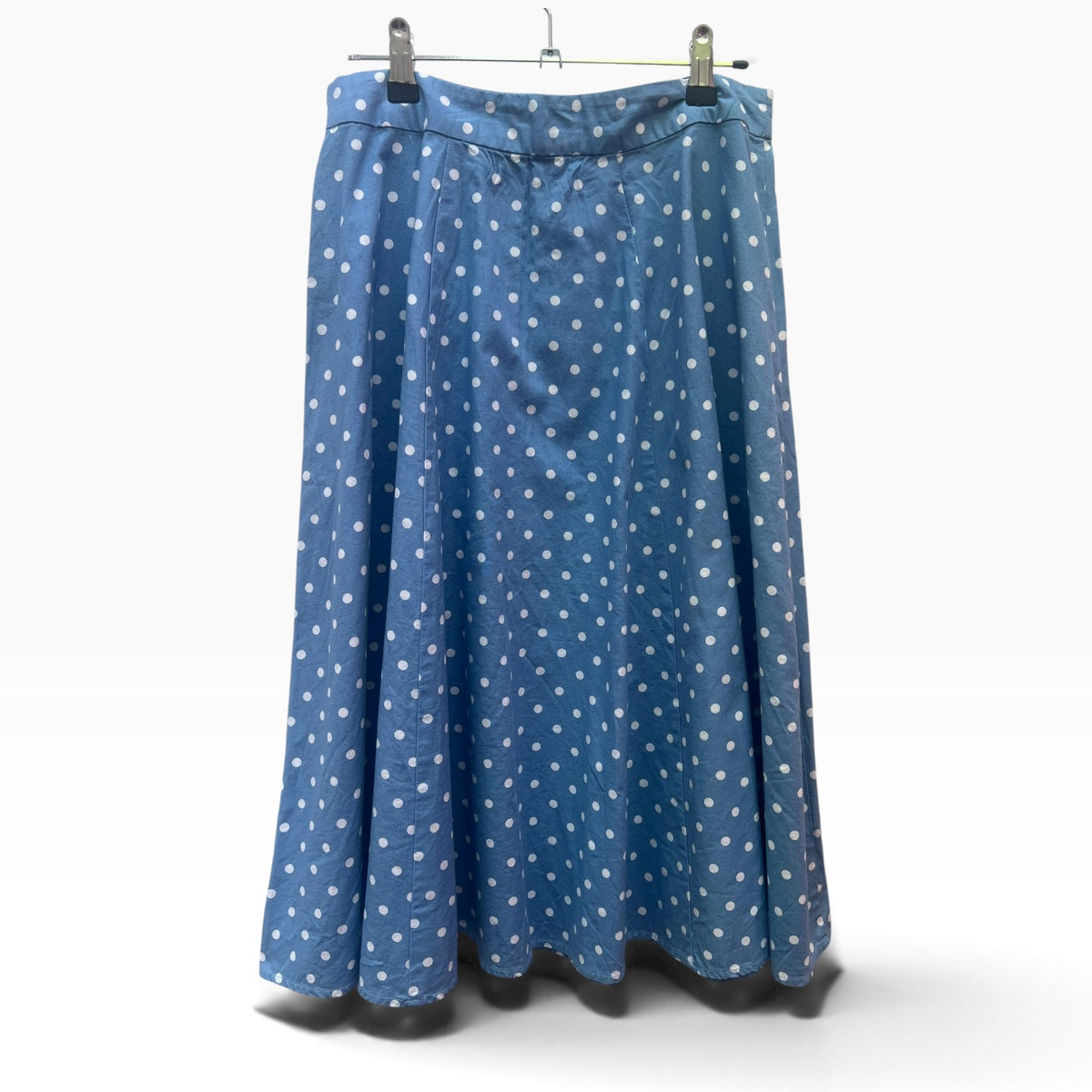 REVIVAL BLUE POLKA DOT SKIRT | 10