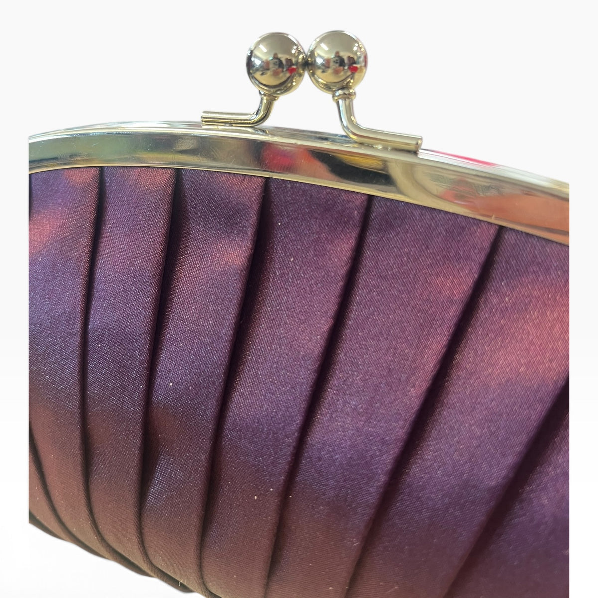 AUBERGINE EVENING BAG