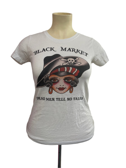 BLACK MARKET ART PIRATE T.SHIRT SZ L/14