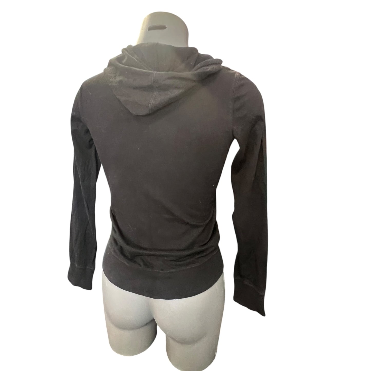 JAYJAY HOODED BLACK TOP | XXS